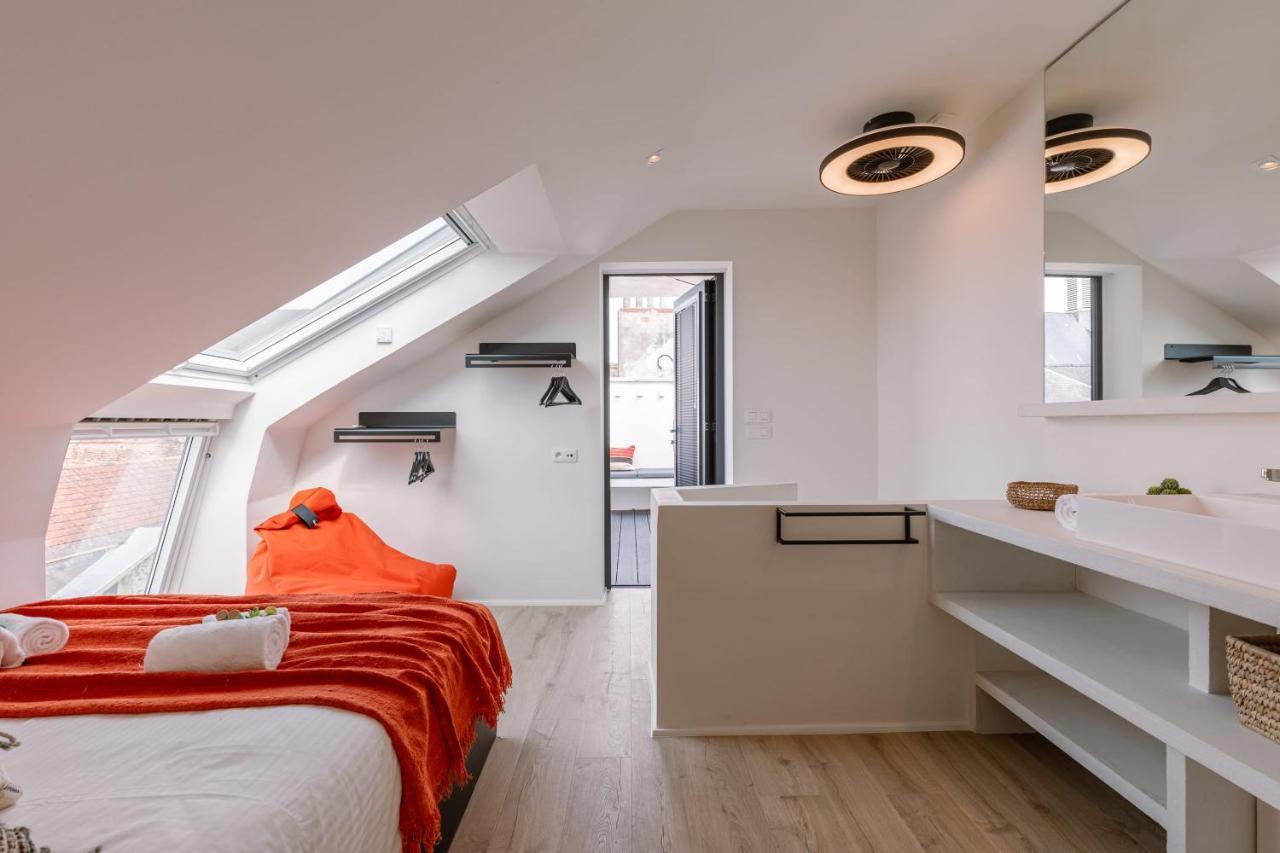 Duplex-Apartment With Terrace On Top Location In Gent Eksteriør billede