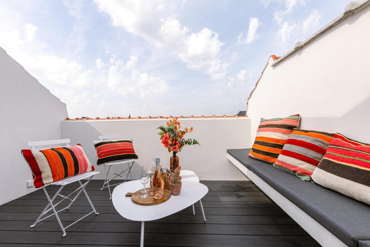 Duplex-Apartment With Terrace On Top Location In Gent Eksteriør billede