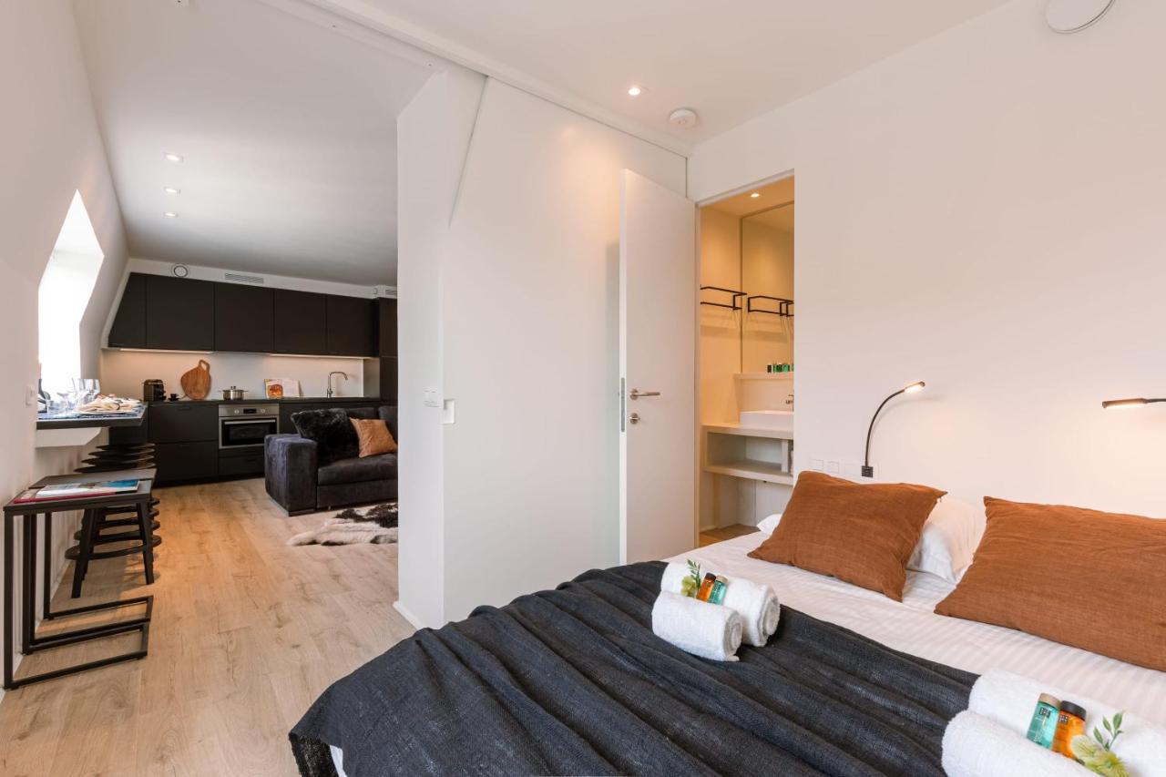 Duplex-Apartment With Terrace On Top Location In Gent Eksteriør billede
